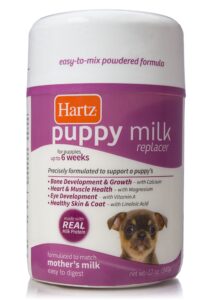 hartz powdered puppy milk replacer - 12oz