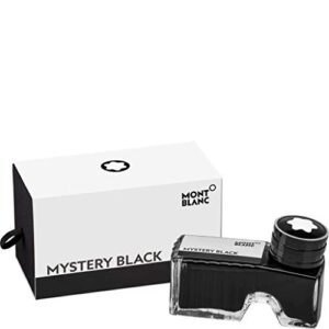 montblanc bottled ink refill - mystery black 105190