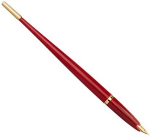 platinum fountain brush pen, red body (1000anpack#10)