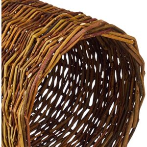 TRIXIE Wicker Tunnel for Guinea Pigs, 33 x 15 cm