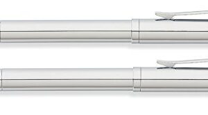 Franklin Covey Greenwich Chrome Ballpoint Pen & 0.9mm Pencil Set