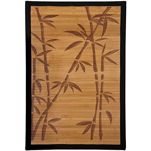 Oriental Furniture Bamboo Rug - Bamboo Tree - 2' x 3'