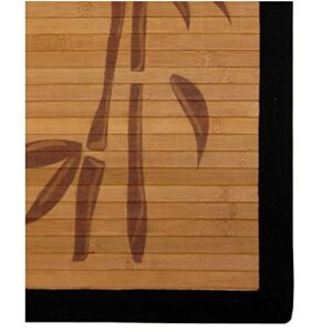 Oriental Furniture Bamboo Rug - Bamboo Tree - 2' x 3'