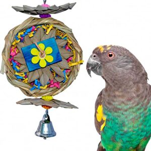 super bird creations sb611, beakwhich bird toy, medium bird size, 9" x 5" x 4"