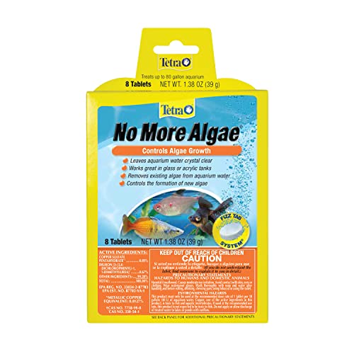 Tetra No More Algae Tablets, 8 tablets, Controls Algae in Aquariums