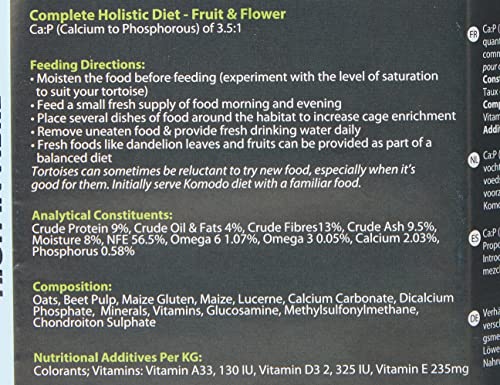 Tortoise Diet Fruit & Flower 680g