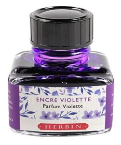 herbin georges lalo 13710t scented ink lavender, 30 ml, 4.90 x 4.90 x 5.20 cm, violette