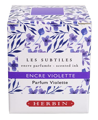 Herbin Georges Lalo 13710T Scented Ink Lavender, 30 ml, 4.90 x 4.90 x 5.20 cm, Violette