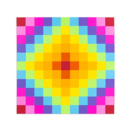 Hygloss Mosaic Squares -  Bright Cardstock Squares - 1 Inch x 1 Inch - Great for Arts & Crafts, DIY Projects, Classroom Activities & Much More - 10 Assorted Colors - 1, 000 Squares