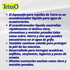 TetraFauna AquaSafe Water Conditioner for Reptiles & Amphibians 3.38oz (75077009)