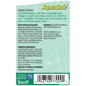 TetraFauna AquaSafe Water Conditioner for Reptiles & Amphibians 3.38oz (75077009)