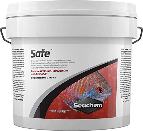 Seachem Safe Concentrated Dry Conditioner for Fresh and Salt Water, 8.8 Pound Container