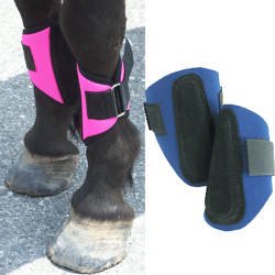 mini horse splint boots - red