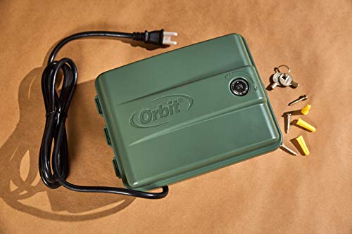 Orbit 57894 Easy Set Logic 4-Station Indoor/Outdoor Sprinkler Timer/Controller Green Grey