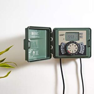 Orbit 57894 Easy Set Logic 4-Station Indoor/Outdoor Sprinkler Timer/Controller Green Grey