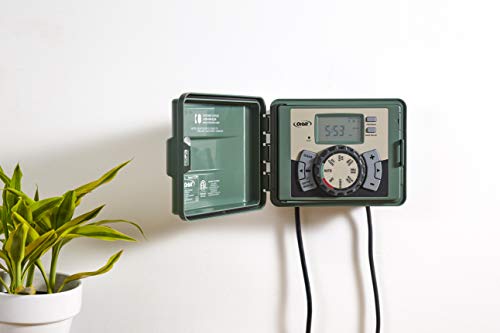 Orbit 57894 Easy Set Logic 4-Station Indoor/Outdoor Sprinkler Timer/Controller Green Grey