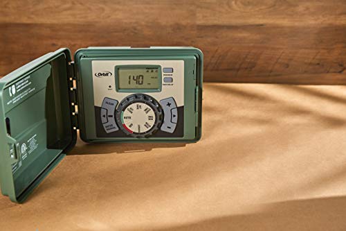 Orbit 57894 Easy Set Logic 4-Station Indoor/Outdoor Sprinkler Timer/Controller Green Grey