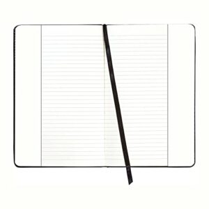 C.R. Gibson Black Bonded Leather Journal, 5'' x 8.2''