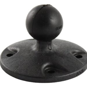 RAM Mounts Composite Round Plate with Ball RAP-B-202U with B Size 1" Ball