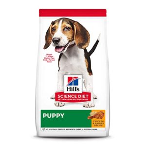 hill's science diet dry dog food, puppy, chicken meal & barley recipe, 30 lb. bag