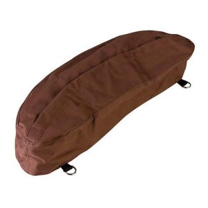 other western 600 denier cantle bag brown