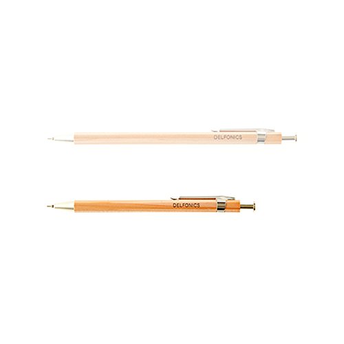 Delfonics wooden ballpoint pen 0.7mm MINI [White] BP16