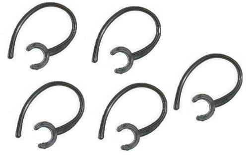 5 Pack of Black Ear Hook Earhook Replacement for Samsung Wep460 Wep470 Wep450 Wep475 Wep600 Wep700 Bluetooth Headset. BENDABLE & FLEXIBLE. Custom Design. Made in USA By Ez-flex, Inc.