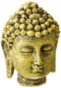 penn-plax mini buddha head aquarium decor ornament (rr565)