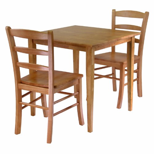 Winsome Groveland Dining, 2 Chairs, Light Oak