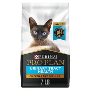 purina pro plan urinary tract cat food, chicken and rice formula - 7 lb. bag