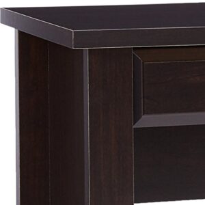 Sauder Shoal Creek Computer Desk, Jamocha Wood finish