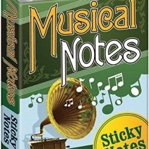 Musical Notes - Sheet Music Themed Sticky Notes Booklet