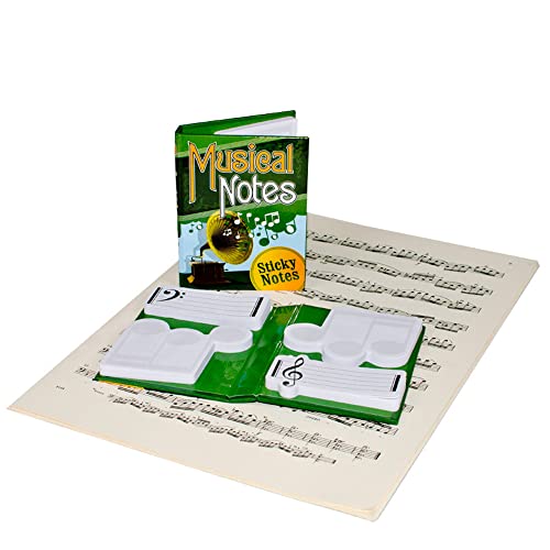 Musical Notes - Sheet Music Themed Sticky Notes Booklet