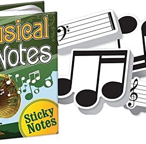 Musical Notes - Sheet Music Themed Sticky Notes Booklet