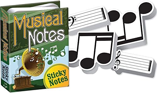 Musical Notes - Sheet Music Themed Sticky Notes Booklet