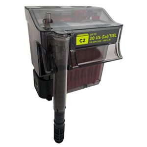 fluval c2 power filter, fish tank filter for aquariums up to 30 gal.
