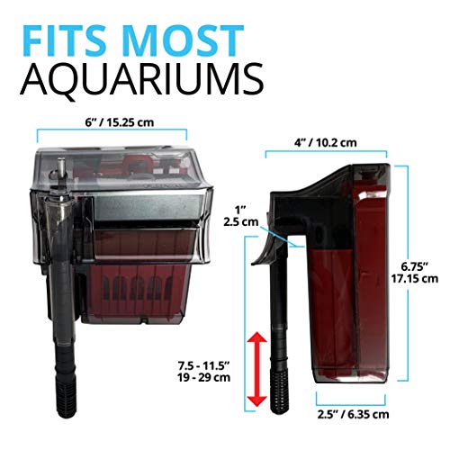 Fluval C2 Power Filter, Fish Tank Filter for Aquariums up to 30 Gal.