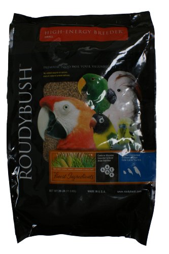 RoudyBush High Energy Breeder Bird Food, Small, 25-Pound