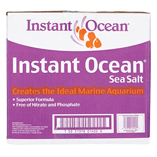 Instant Ocean Sea Salt for Marine Aquariums, Nitrate & Phosphate-Free, 200-Gallon