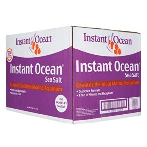 Instant Ocean Sea Salt for Marine Aquariums, Nitrate & Phosphate-Free, 200-Gallon