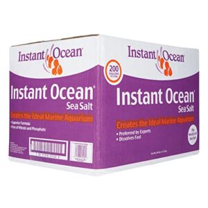 Instant Ocean Sea Salt for Marine Aquariums, Nitrate & Phosphate-Free, 200-Gallon