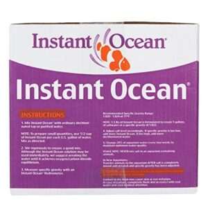 Instant Ocean Sea Salt for Marine Aquariums, Nitrate & Phosphate-Free, 200-Gallon