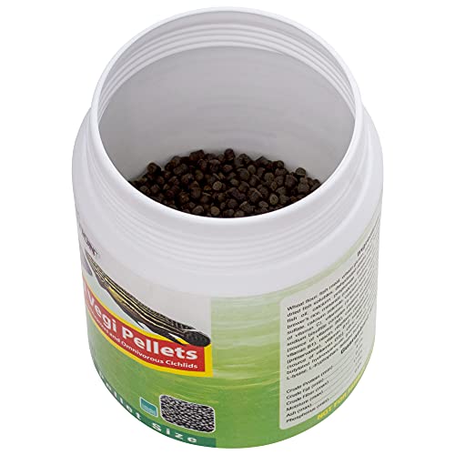 Ocean Nutrition Cichlid Vegi Pellets 7-Ounces (200 Grams) Jar - Medium Pellet Size