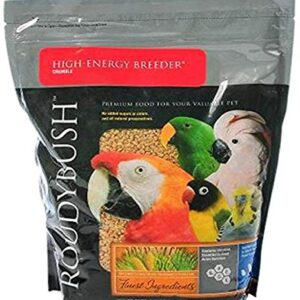 RoudyBush High Energy Breeder Bird Food, Crumbles, 44-Ounce