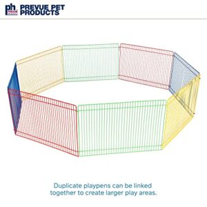 Prevue Pet Products Multi-Color Small Pet Playpen 40090,13x35.87x8.67 inch,13-Inch