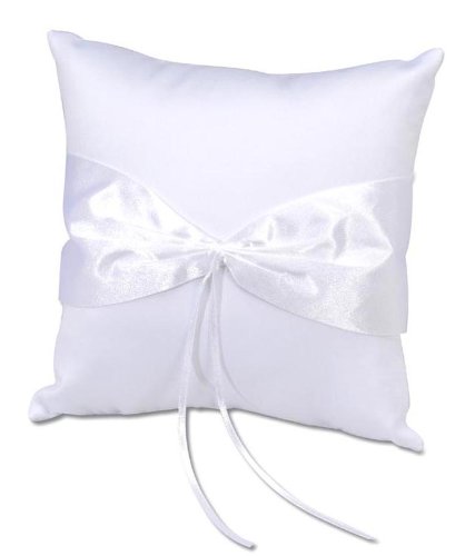 Darice VL32, Ring Pillow Design Your Own, White