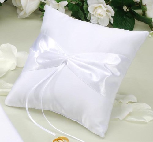 Darice VL32, Ring Pillow Design Your Own, White