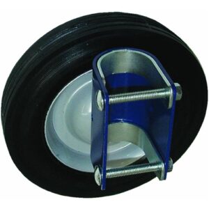 speeco farmex s16100600-gl161006 gate wheel; helps to prevents gate sagging; allows gate to open and close with ease; fits round tube gate 1-5/8" to 2" o.d.; easy installation
