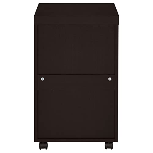 Coaster Home Furnishings Skylar 3-Drawer Mobile Storage Cabinet Cappuccino