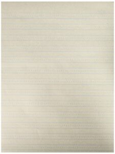 school smart skip-a-line filler paper, un-punched, no margin, 8 x 10-1/2 inches, 200 sheets, white - 087152